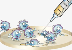 细菌病毒插画素材
