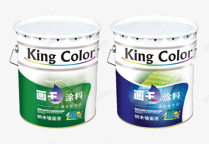 kingcolor染料png免抠素材_88icon https://88icon.com 产品实物 刷墙 彩色油漆 漆料 画材颜料