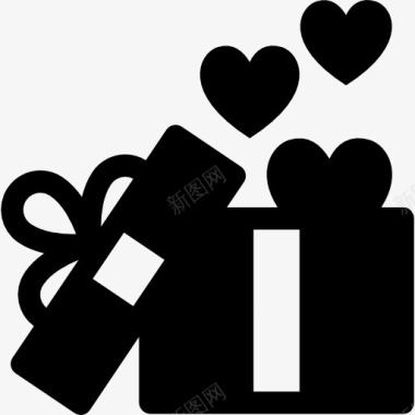 2小时情人礼物ValentineGiftboxOpen图标图标