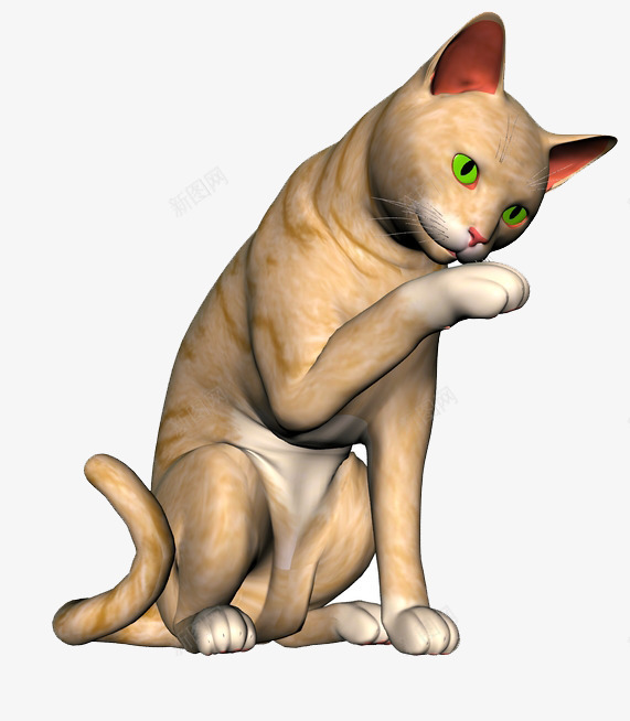 呆萌的小猫png免抠素材_88icon https://88icon.com 动物 喵咪 小猫 猫