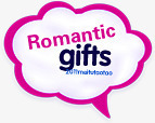 romanticromanticgift浪漫礼物紫色云朵图标七夕情人节高清图片