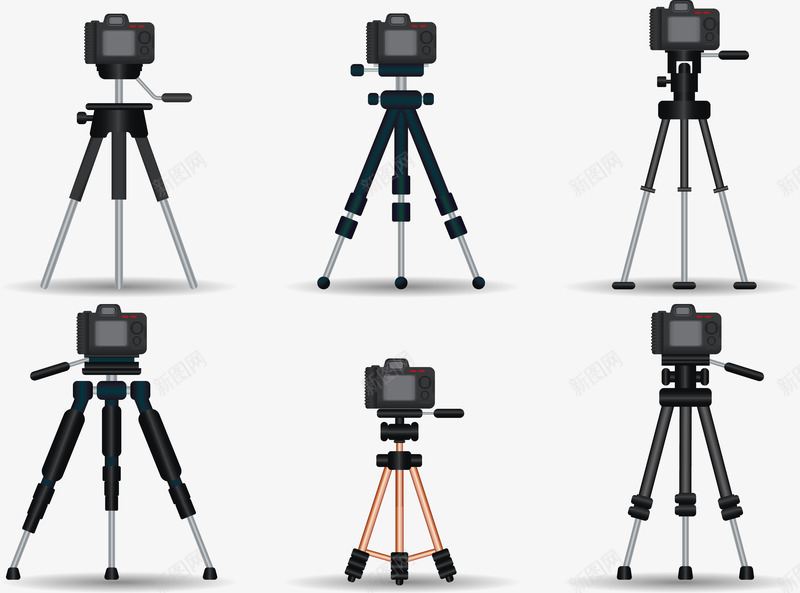 拍摄器材相机矢量图eps免抠素材_88icon https://88icon.com 拍摄器材 相机 相机架 粉色 集合 黑色 矢量图
