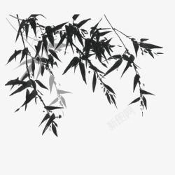 中国风竹子国画素材
