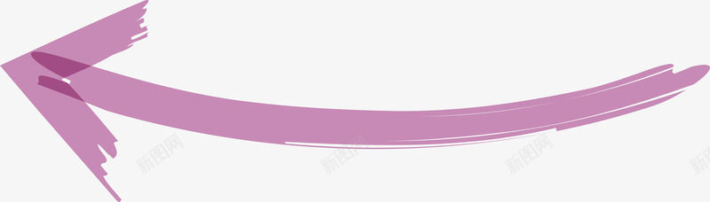 虚线欧式箭头紫色箭头图标图标
