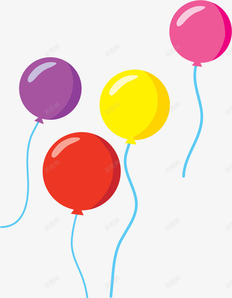 节日庆典装饰气球矢量图ai免抠素材_88icon https://88icon.com 庆典 彩色 气球 氢气球 节日 装饰 矢量图