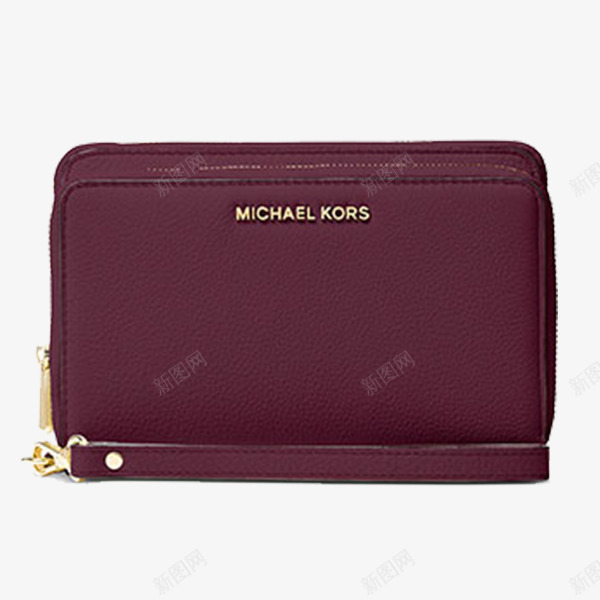 迈克梅子色钱包png免抠素材_88icon https://88icon.com Kors Michael 产品实物 女士钱包 纯皮时尚钱包