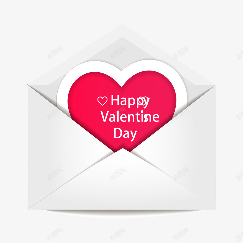 白色信封与爱心png免抠素材_88icon https://88icon.com day情书 valentines 贺卡情人节卡片爱心信封happy