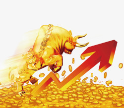 堆积的金币矢量插画金融财富上涨增值高清图片