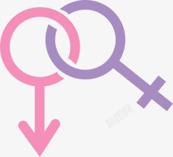 性别情人节男女性别符号高清图片