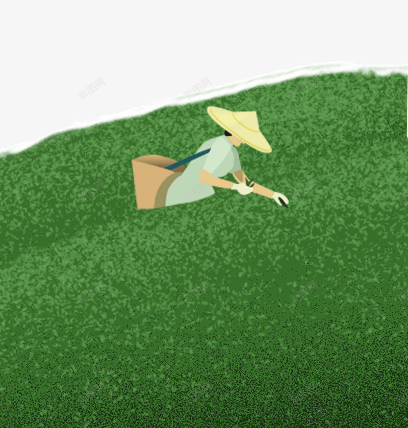 山坡采茶的妇女们psd免抠素材_88icon https://88icon.com 卡通 女人 山坡 手绘 插画 绿色 绿色小山坡 茶叶制作 采茶 采茶女 采茶姑娘