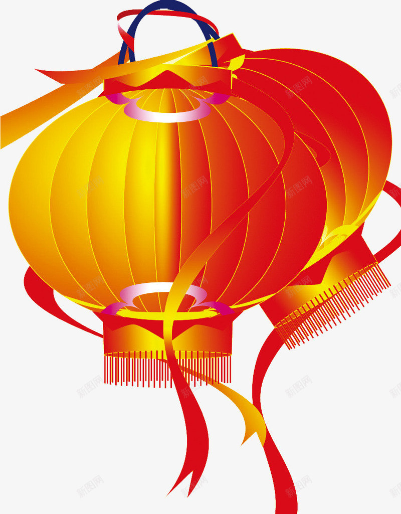 迎新春贺新年新年元素png免抠素材_88icon https://88icon.com 新年元素 灯笼 福字 贺新年 迎新春