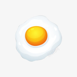 早餐虾仁鸡蛋卡通荷包蛋高清图片
