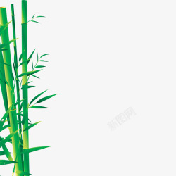 绿色竹子装饰素材