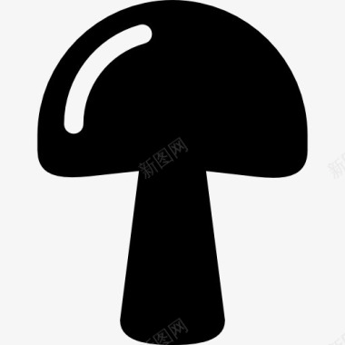 森林城堡蘑菇图标图标