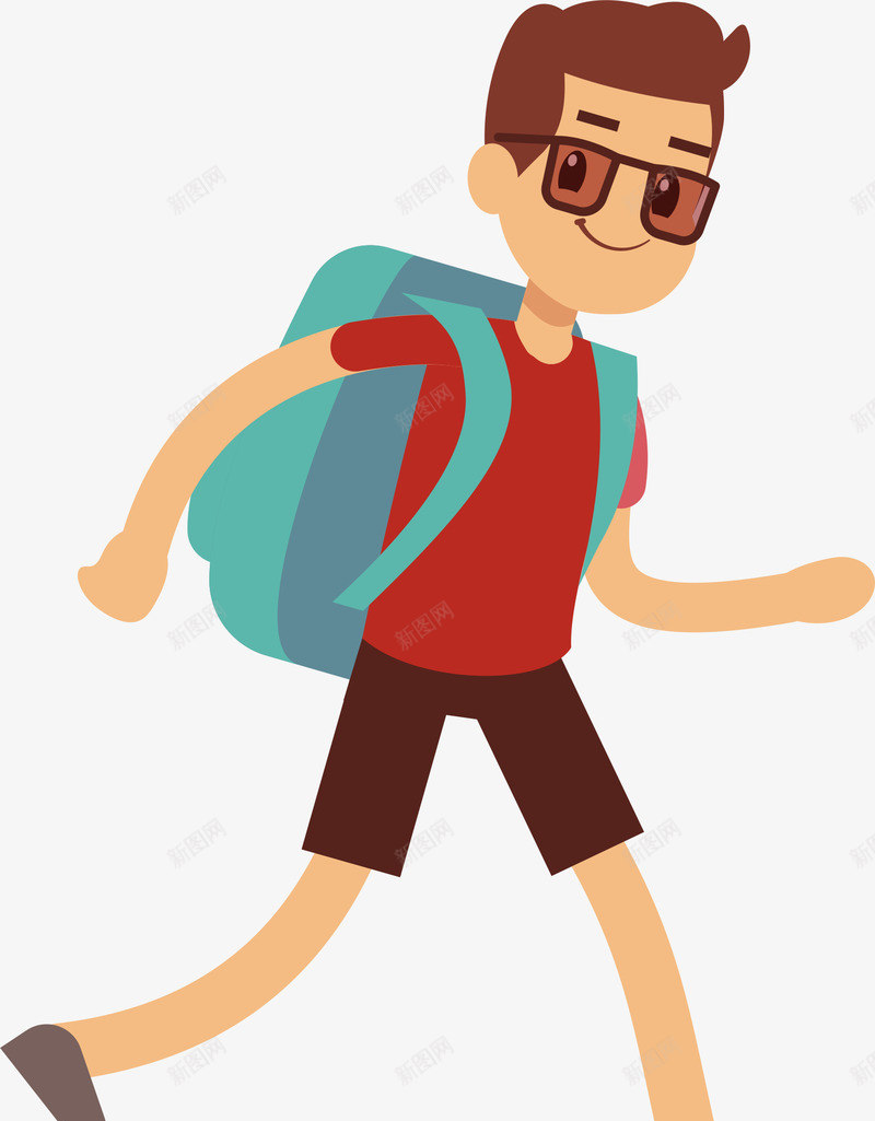 出行健身手绘小人矢量图ai免抠素材_88icon https://88icon.com 人物走路分解动作 健身手绘小人 出行插画 小人场景 矢量图 行走 走路 锻炼 锻炼小人