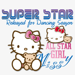 卡通小猫矢量图素材