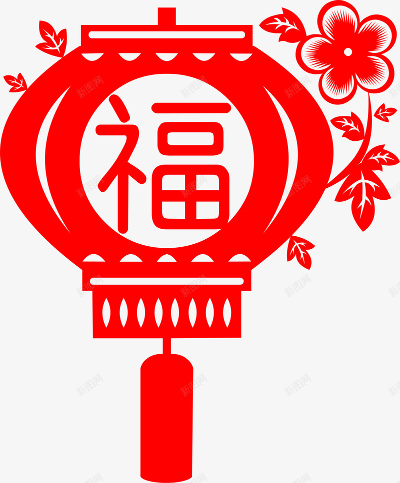 春节红色福字灯笼png免抠素材_88icon https://88icon.com 中国风 新春灯笼 春节灯笼 灯笼剪纸 福字灯笼 红色灯笼