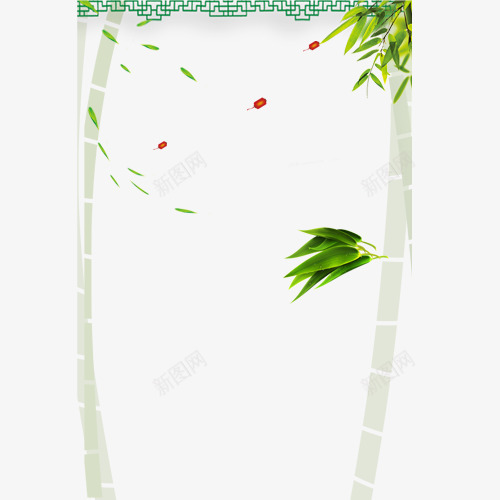 绿色创意竹子元素psd免抠素材_88icon https://88icon.com 创意 叶子 环境 生长 竹子 纹理 绿色 自然
