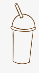 咖啡杯插画手绘咖啡元素片高清图片