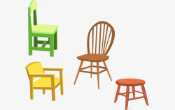 家居家具居家用品多种椅子素材