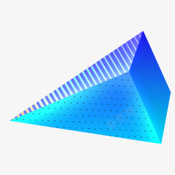 个性孟菲斯扁平炫酷三角形矢量图高清图片