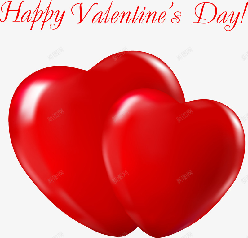 情人节两颗红色爱心png免抠素材_88icon https://88icon.com day happy valentines 两颗爱心 情人节 情人节快乐 红色爱心