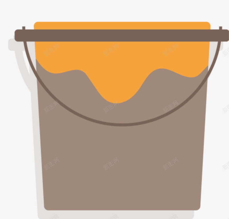 橙色扁平油漆桶png免抠素材_88icon https://88icon.com 卡通油漆桶 卡通风格 扁平油漆桶 橙色 油漆桶 矢量扁平油漆桶 矢量油漆桶