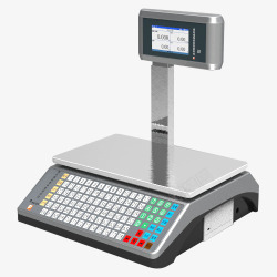 实物超市用电子称重秤素材