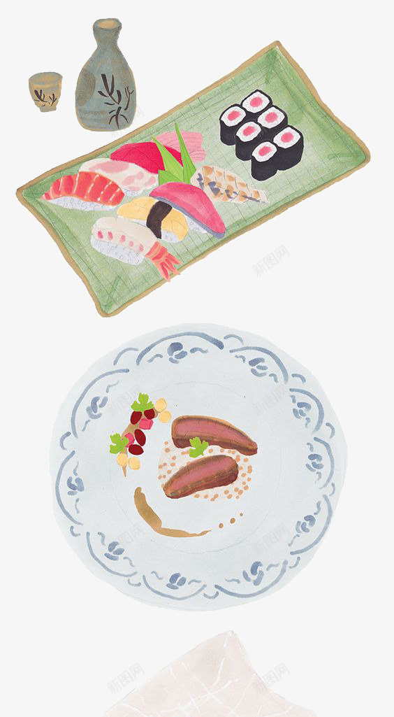 日本美食png免抠素材_88icon https://88icon.com 卡通 寿司 手绘 插画 文艺 料理 日式 清新 美食