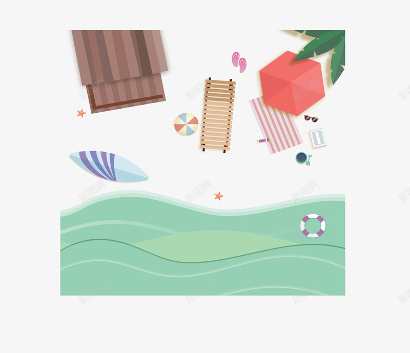 夏季度假海边之行矢量图ai免抠素材_88icon https://88icon.com 夏季 夏季海边 海边 海边度假 海边旅游 矢量png 矢量图