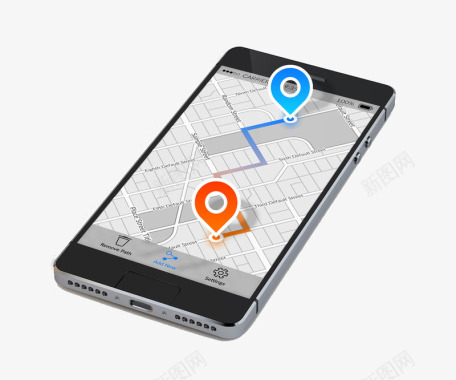 通讯产品手机定位地理位置图标图标