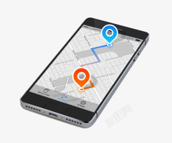 通讯产品手机定位地理位置图标高清图片
