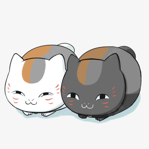 卡通线条动物可爱小猫咪png免抠素材_88icon https://88icon.com 动物 卡通 可爱 小猫咪 线条