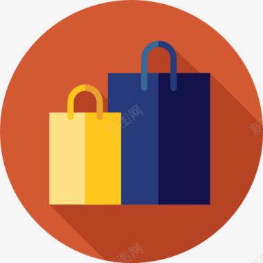 购物购物袋图标图标