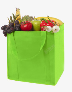 购物袋里的果蔬素材
