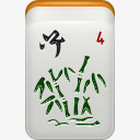 浮雕花花竹子麻将mahjongicons图标图标