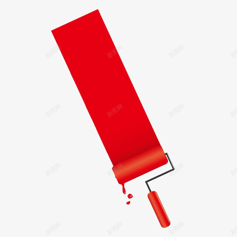 卡通滚动油漆刷矢量图ai免抠素材_88icon https://88icon.com 娌规紗 婊氬姩 鍒峰瓙 鍗 鐭噺 矢量图