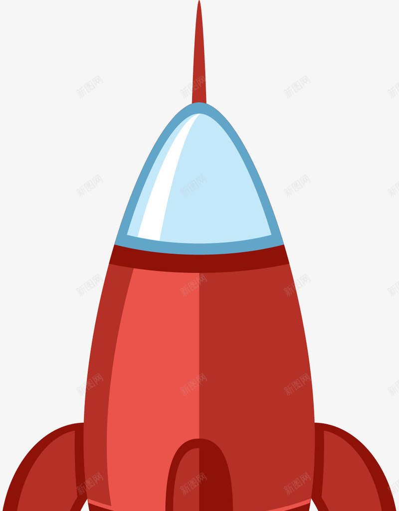 红色喷火火箭图案png免抠素材_88icon https://88icon.com 免抠PNG 卡通 探索 火焰喷射 火箭 科学 科技 载人火箭 高速