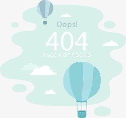 创意404页面插画UI矢量图素材