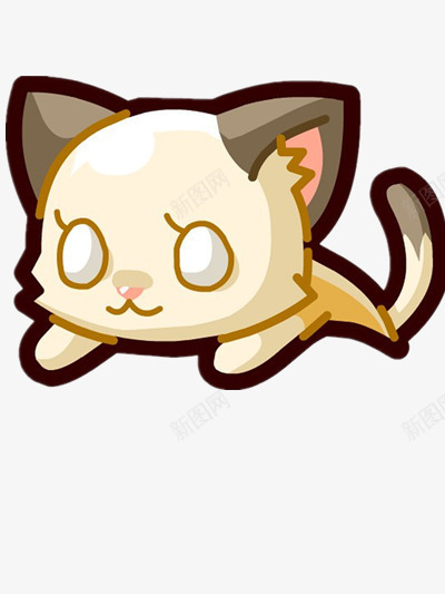 打瞌睡的小猫png免抠素材_88icon https://88icon.com 动物 卡通 素材