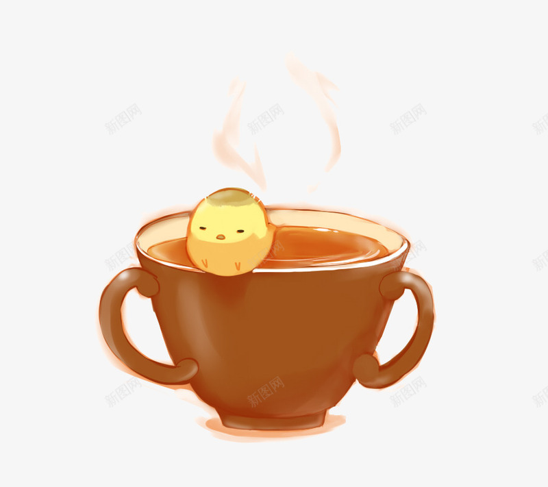 茶杯上的小鸡png免抠素材_88icon https://88icon.com 卡通 可爱 小鸡崽 手绘 甜点 萌 蛋糕 面包 食品 食品海报插画 食物