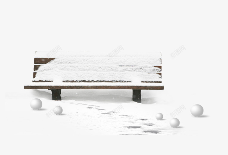 冬天的长椅png免抠素材_88icon https://88icon.com 冬天 长椅 雪