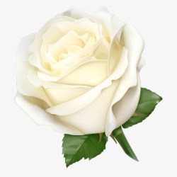 情人节白色玫瑰花图素材