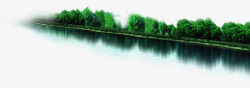 环境渲染效果绿色森林素材