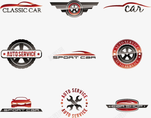 配件汽车logo图标图标