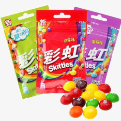 彩虹糖果产品实物彩虹糖高清图片