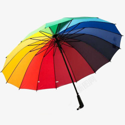 1下雨彩虹伞素材