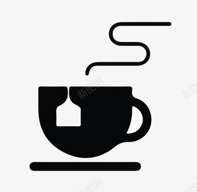茶杯图案图标图标