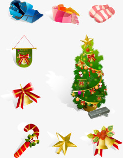 圣诞树装饰合集素材
