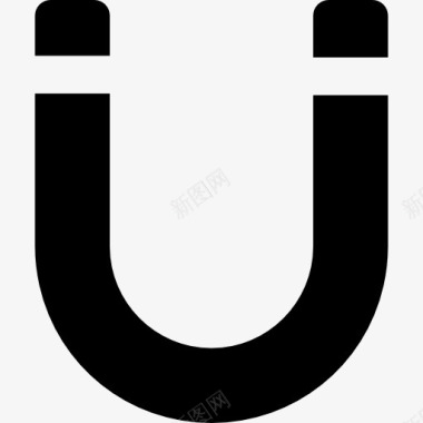 U型磁铁U形磁铁图标图标